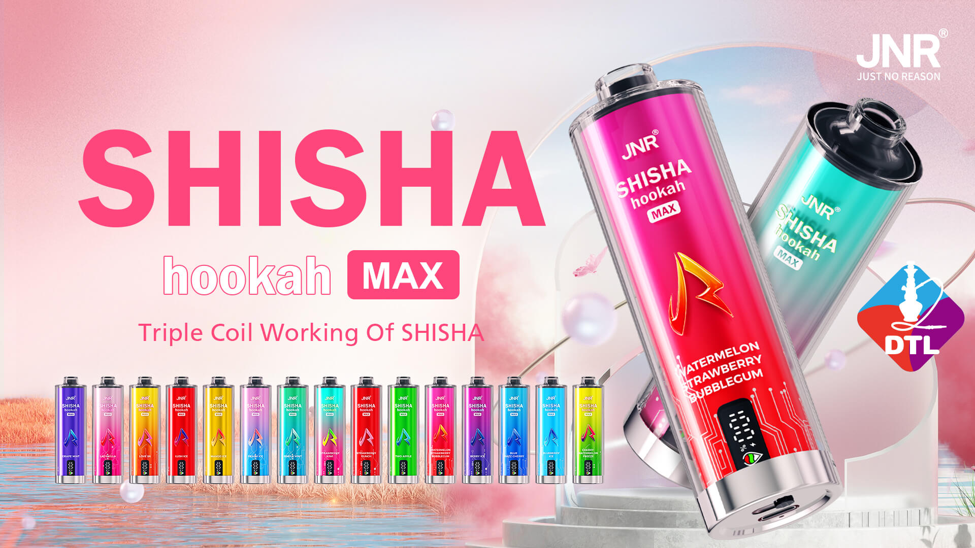 JNR Shisha Hookah MAX Einweg Vape Lautertal